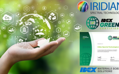 Iridian Achieves IDEX Green Certification, Strengthening Commitment to Sustainable Operations